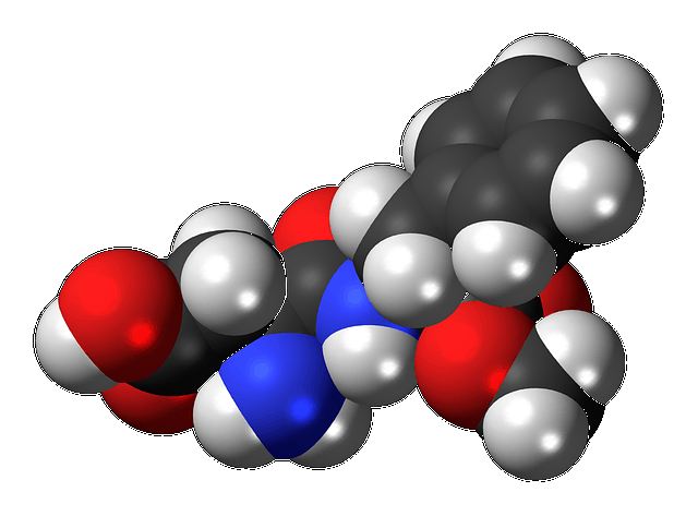Aspartam struktura chemiczna